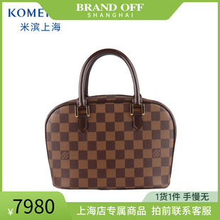 VUITTON DAMIER棋盘格迷你手 SARRIA LOUIS SH「9.0新」路易威登