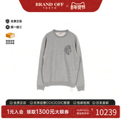中古Hermes爱马仕男S级99新sweat运动衫 棉上衣灰色经典 BRANDOFF