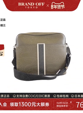 中古LV路易威登男包B级9新Taiga Anton28牛皮斜挎包BRANDOFF正品