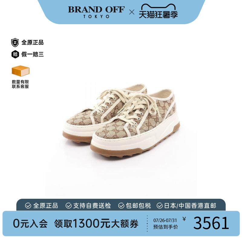 中古Gucci古驰鞋メンズ帆布