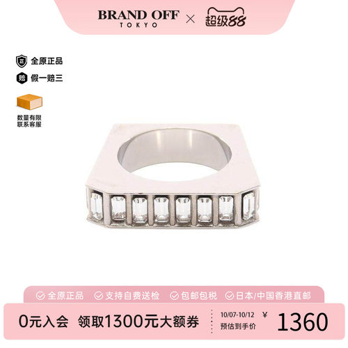 中古YSL圣罗兰戒指メンズ不锈钢