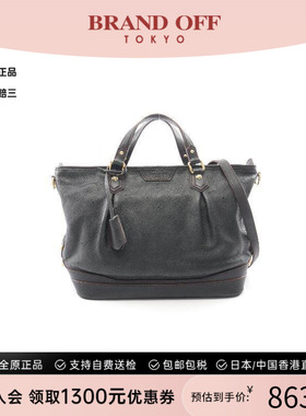 中古LV路易威登女包A级95新handbag手提包牛皮手提包黑色