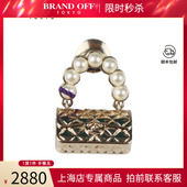 CF手袋造型胸针金属胸针时尚 中古「9.0新」CHANEL 香奈儿