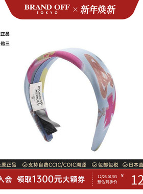 中古Vivienne Westwood薇薇安女S级99新headband头箍帆布其他蓝色