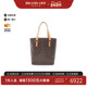 中古LV路易威登女包B级9新Vivian GM薇薇安涂层 防水帆布托特包