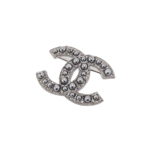 64762 中古CHANEL香奈儿A级95新Chanel Brooch双C胸针64762