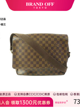 中古LV路易威登男包9新Shoulder bag肩包涂层/防水帆布斜挎包 HK