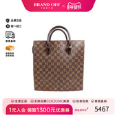 中古LV路易威登女包B级9新Tote Bag托特包涂层 防水帆布托特包