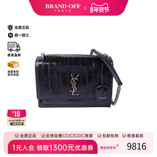 中古YSL圣罗兰女包A级95新shoulder bag斜挎包牛皮斜挎包黑色HK