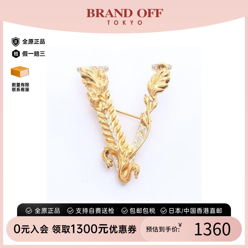 中古Versace范思哲胸针