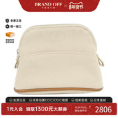 中古Hermes爱马仕女包A级95新Bolide保龄球手拿包高级BRANDOFF