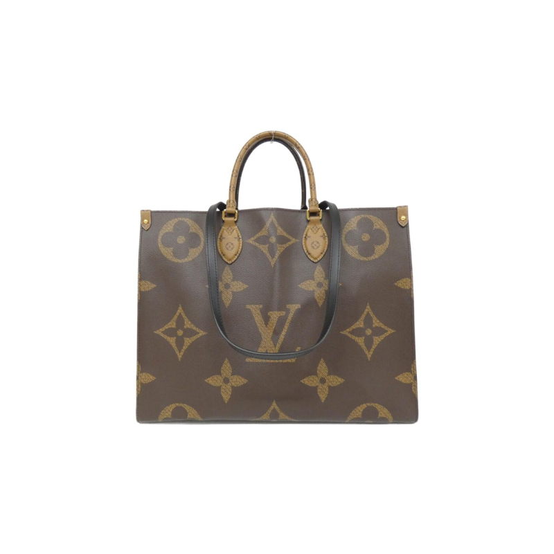 中古LV路易威登女包A级95新 On-the-Go老花单肩包经典BRANDOFF