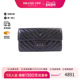 Long 中古Chanel香奈儿女A级95新Bi fold Wallet双折长钱包长钱包