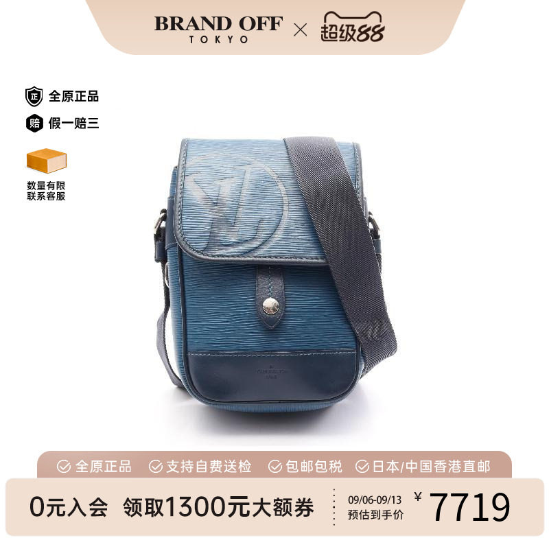 中古LV路易威登斜挎包メンズ牛皮