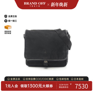 中古Prada普拉达男包A级95新Shoulder bag肩包尼龙斜挎包黑色正品