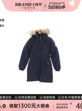 中古Canada Goose加拿大鹅女S级99新Down jacket羽绒夹克帆布外套
