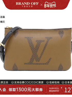 中古LV路易威登女包A级95新 Zip Pochette老花斜挎包BRANDOFF正品