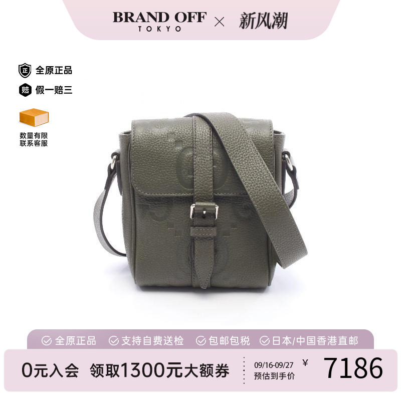中古Gucci古驰斜挎包メンズ牛皮