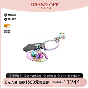 中古二奢VivienneWestwood薇薇安女9b级9新keyring钥匙圈铁钥匙扣