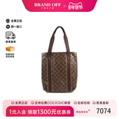 中古LV路易威登女包A级95新tote bag托特包涂层 防水帆布托特包
