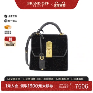 中古菲拉格慕女包A级95新21 0368 Bag丝绒斜挎包