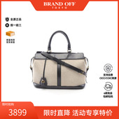 中古Celine赛琳女包B级9新handbag手提包帆布斜挎包浅褐色高级感