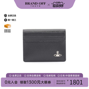 中古二奢VivienneWestwood薇薇安男99新cardcase卡包牛皮卡包正品