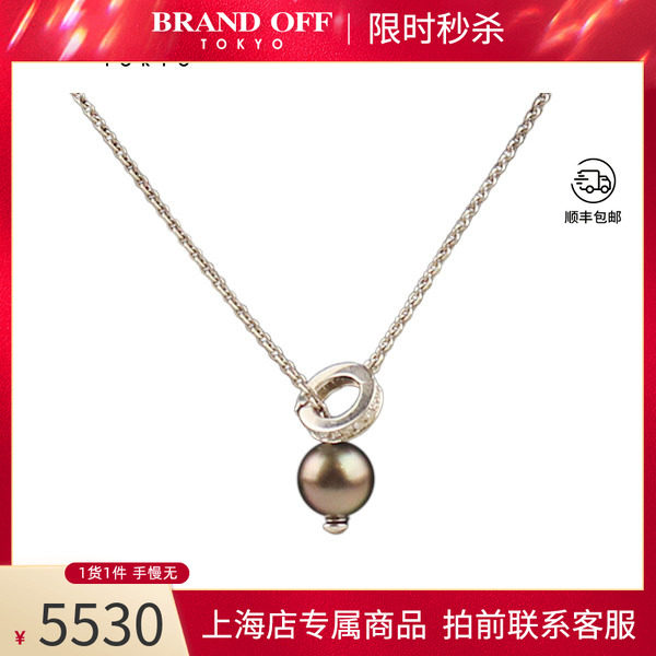 中古「9.5新MIKIMOTO(御木本)pearls in motion 灵动项链750白金