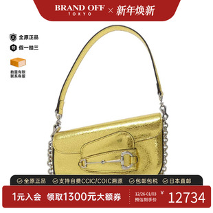 中古Gucci古驰女包A级95新GUCCI 1955信封包牛皮单肩包 HORSEBIT