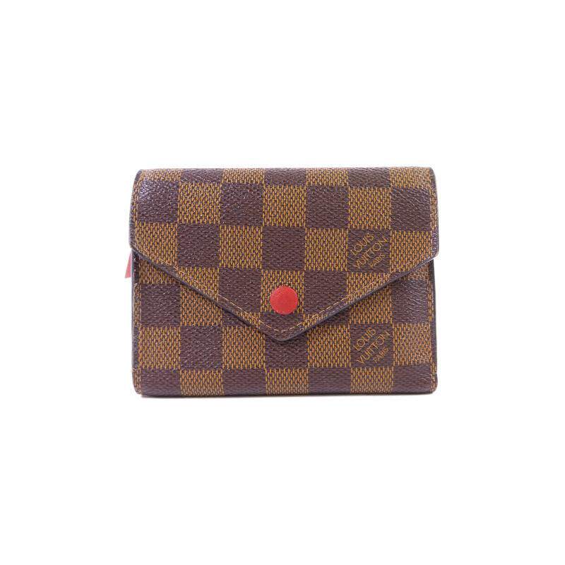 中古LV路易威登女B级9新trifold wallet三折钱包短钱包BRANDOFF
