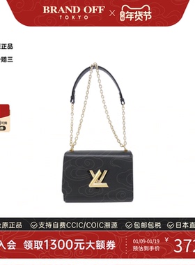 中古LV路易威登女包A级95新Epi Twist牛皮水波纹单肩斜挎包正品