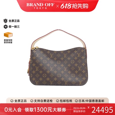 中古LV路易威登老花手提女包