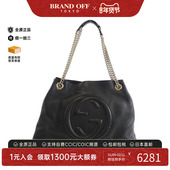 Bag托特包皮革单肩包正品 中古GUCCI古驰女包B级9新308982 A7M0G