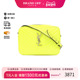 中古YSL圣罗兰女包B级9新Camera Bag相机包漆皮斜挎包黄色