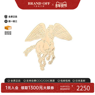 中古Hermes爱马仕女A级95新scarf ring围巾环不锈钢丝巾扣金色