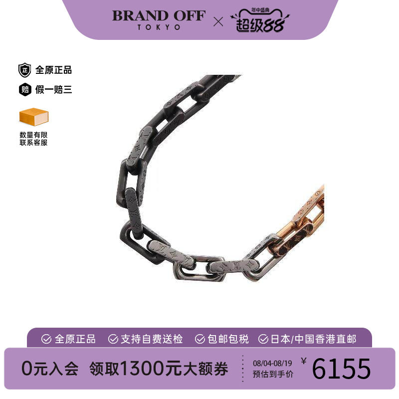 中古LV路易威登项链メンズ不锈钢