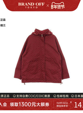 中古Gucci古驰女A级95新Jacket夹克外套帆布外套红色正品BRANDOFF