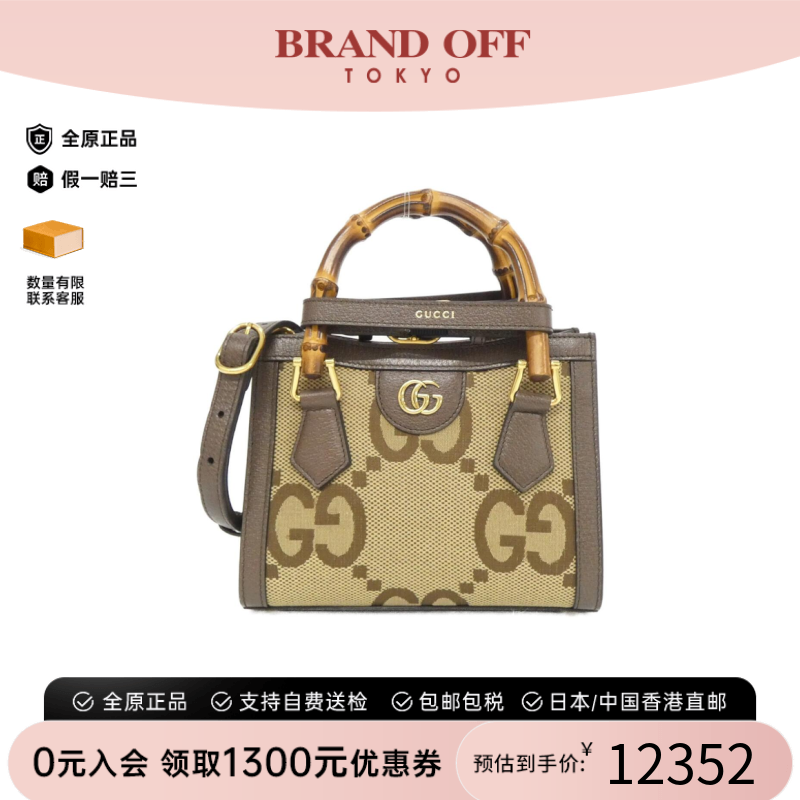 中古GUCCI古驰DIANA戴妃包女包