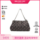 中古Chanel香奈儿女包B级9新Shoulder bag肩包尼龙斜挎包黑色正品