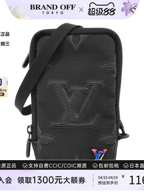 中古LV路易威登女包A级95新 Double Phone Pouch斜挎包BRANDOFF