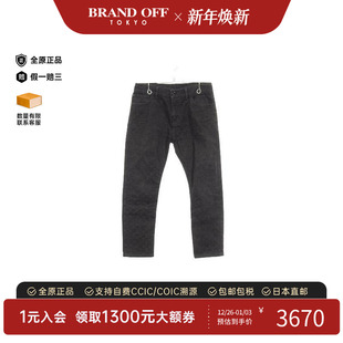 子黑色BRANDOFF 棉裤 中古LV路易威登男B级9新denim pants牛仔裤