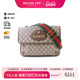中古Gucci古驰女包A级95新Shoulder bag肩包涂层 防水帆布斜挎包