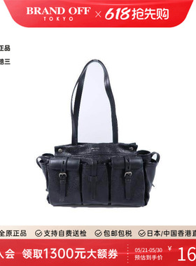 中古Prada普拉达女包A级95新Shoulder bag肩包牛皮单肩包黑色