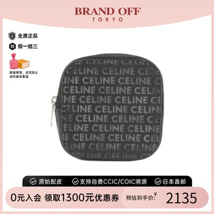 赛琳A级95新Squared 中古CELINE Purse钱包硬币包老花BRANDOFF