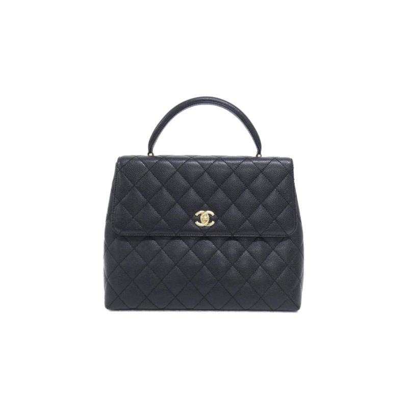中古CHANEL香奈儿女包A级95新12397 Bag菱格鱼子酱小牛皮手提包