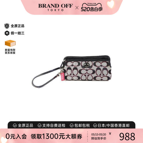 中古Coach蔻驰长钱包レディース