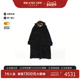中古Gucci古驰男A级95新long coat长大衣羊毛外套蓝色