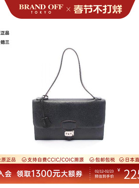 中古Hermes爱马仕女包A级95新Shoulder bag肩包牛皮单肩包黑色