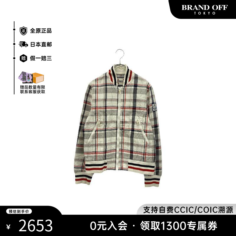 中古Moncler盟可睐男C级85新Jacket夹克外套棉外套灰色