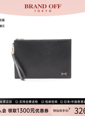 中古Gucci古驰女包A级95新second bag手提包牛皮手拿包黑色